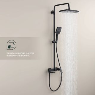 Душевая стойка Splenka S224.24.06 чёрный